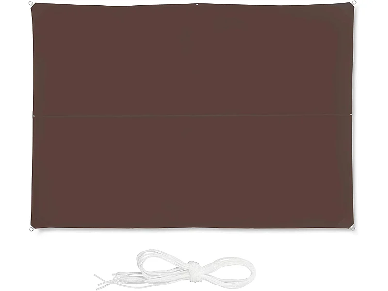 Voile d'ombrage rectangle 3 marron 300 x 400 x 400 cm 13_0002932_3