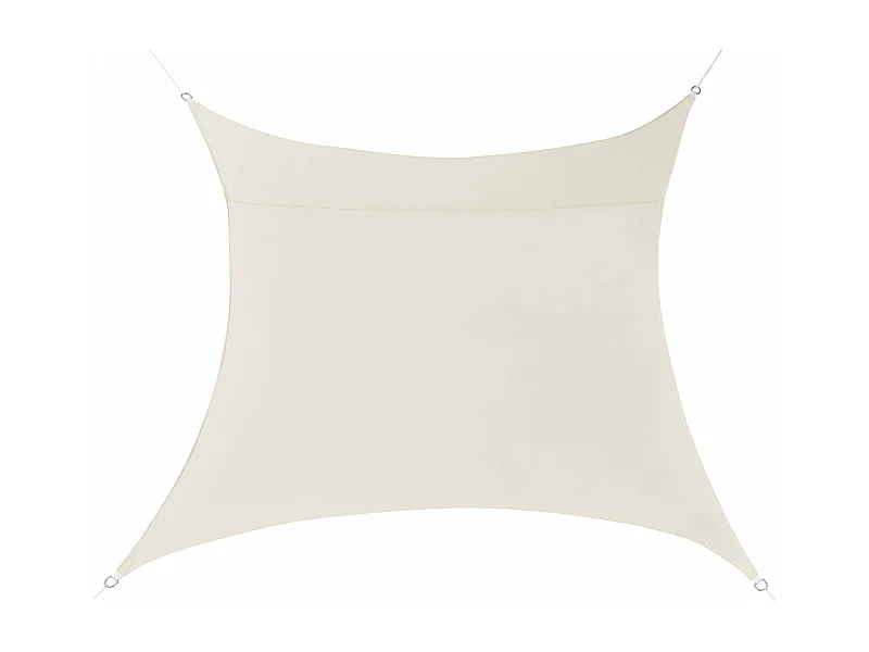 Voile toile d'ombrage de protection beige 200 x 0 x 200 cm 03_0004579