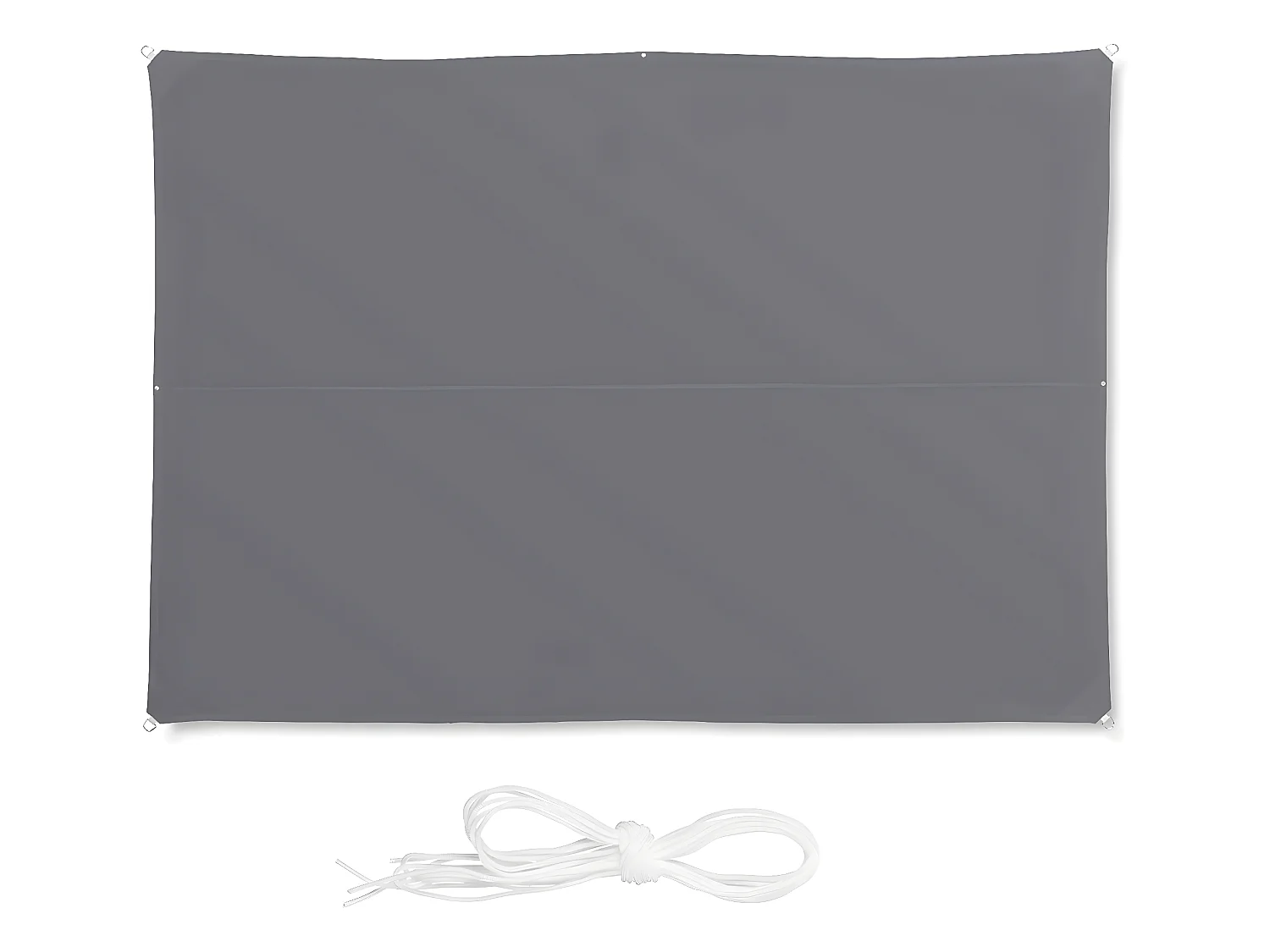 Voile d'ombrage rectangle 4 grise 400 x 400 x 300 cm 13_0002933_4