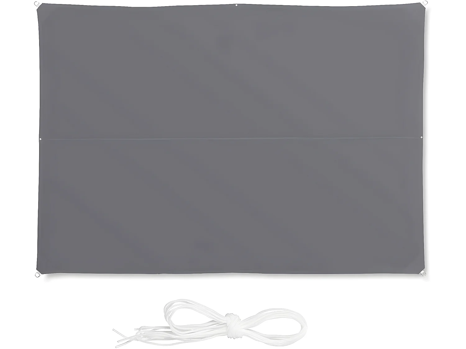 Voile d'ombrage rectangle 4 grise 400 x 400 x 300 cm 13_0002933_4