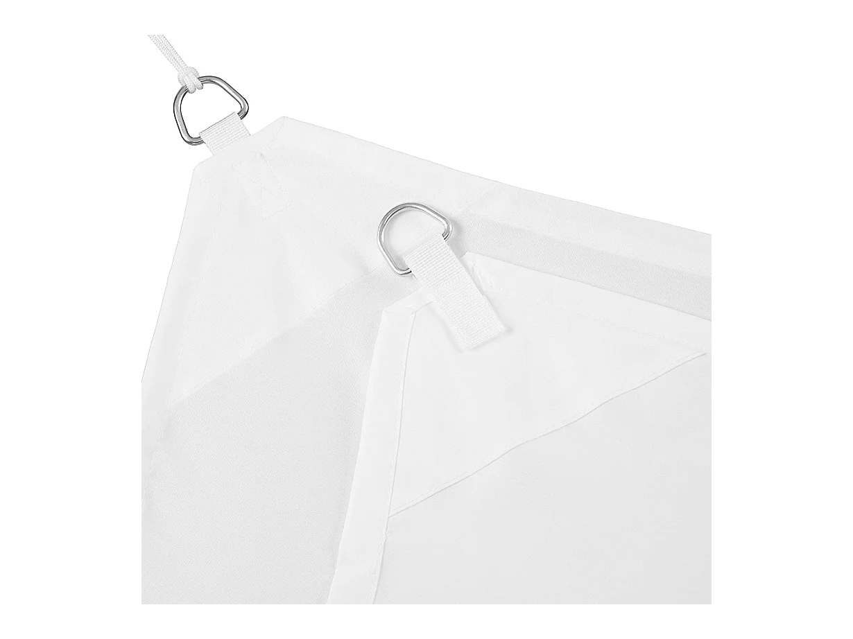 Voile d’ombrage carré 3 blanche 300 x 0 x 300 cm 13_0002943_2