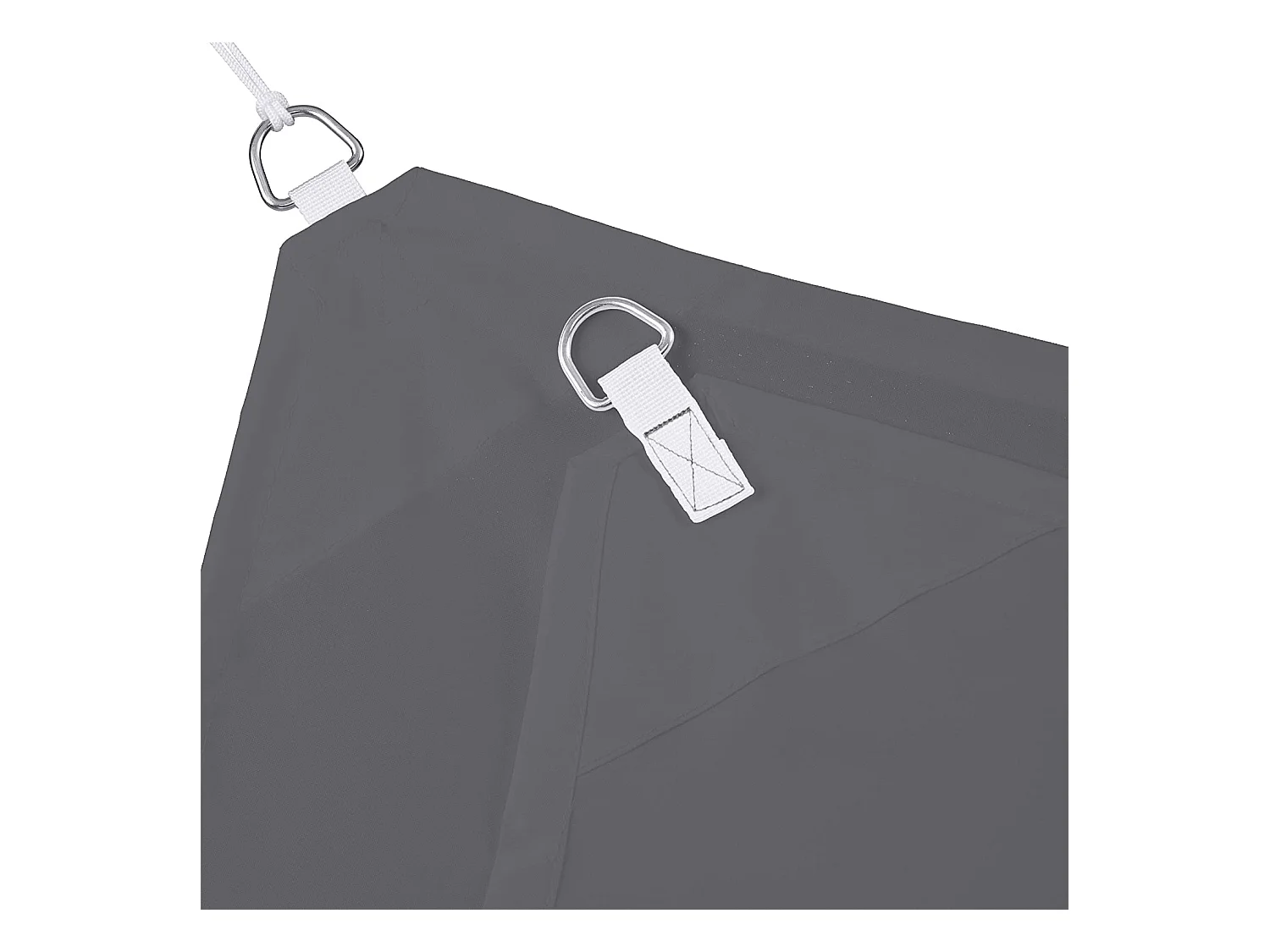 Voile d'ombrage carré 5 grise 500 x 500 x 500 cm 13_0002929_4