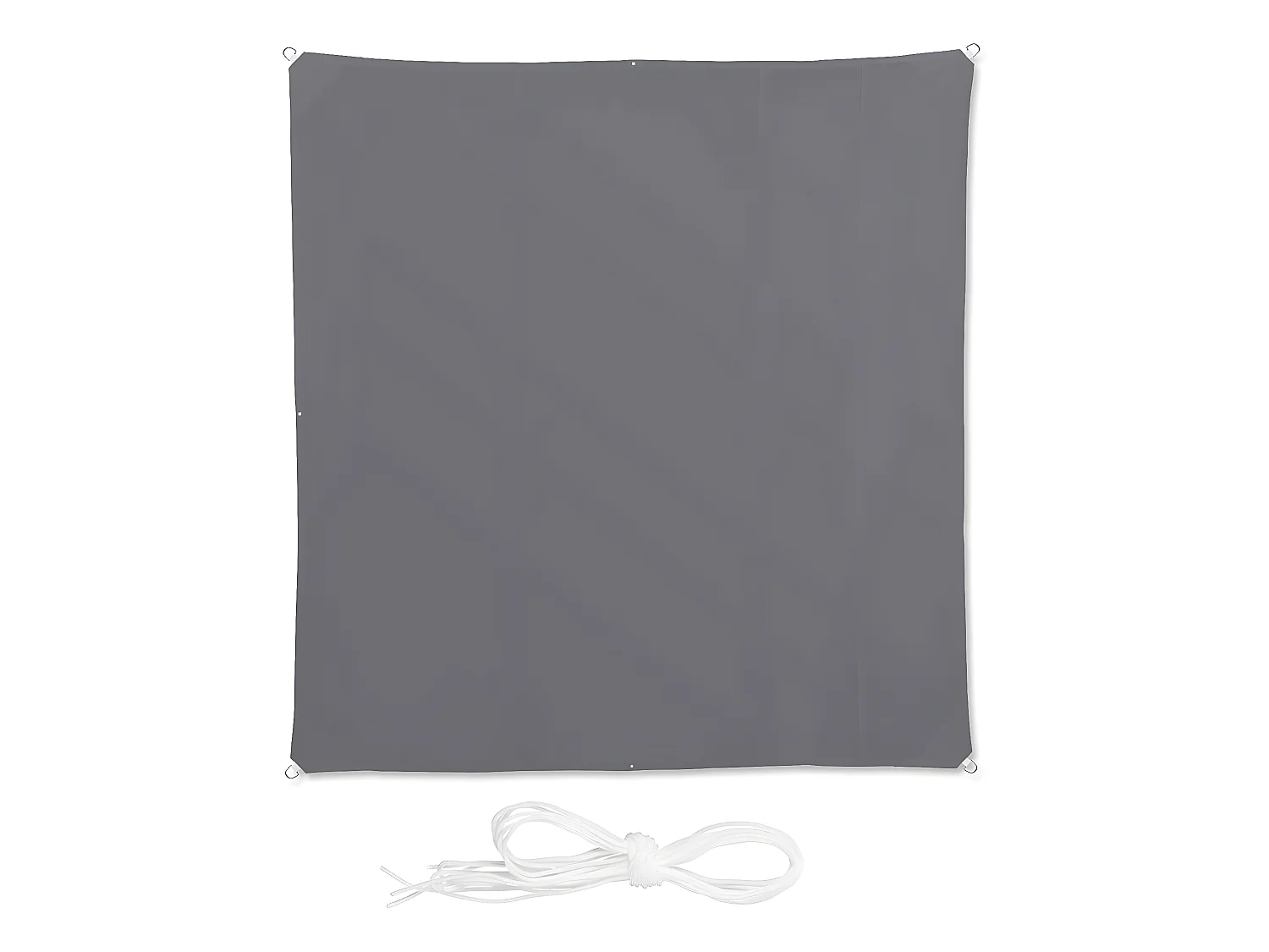 Voile d'ombrage carré 5 grise 500 x 500 x 500 cm 13_0002929_4