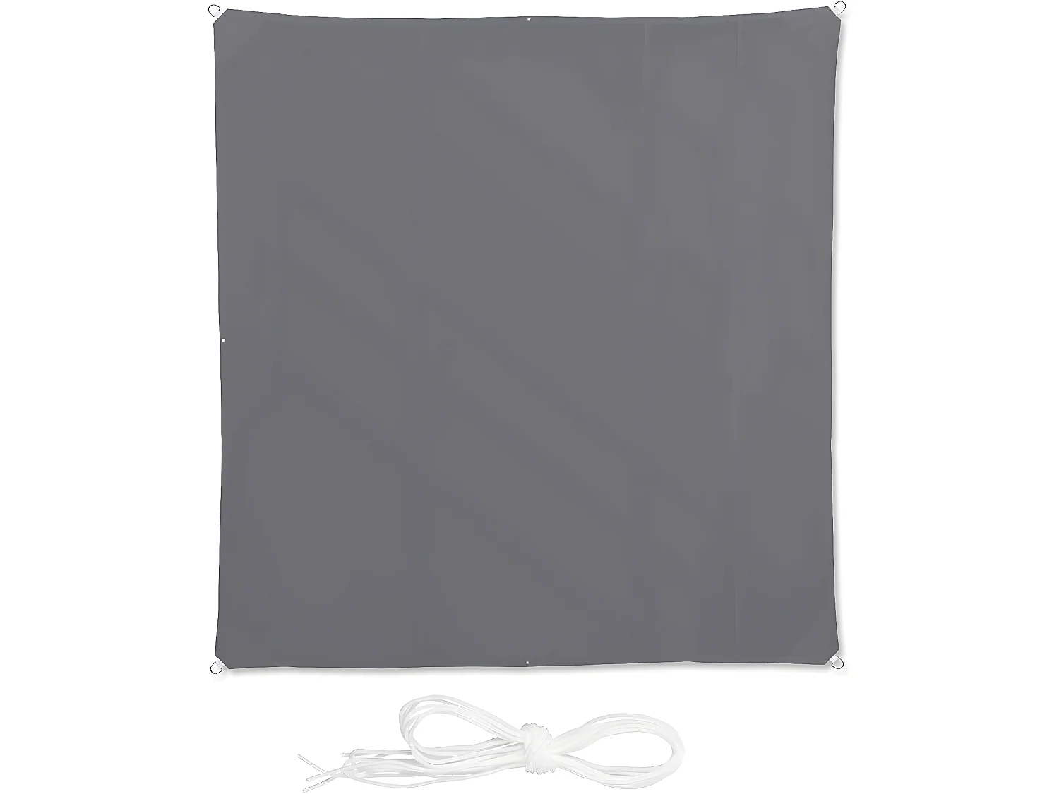 Voile d'ombrage carré 5 grise 500 x 500 x 500 cm 13_0002929_4