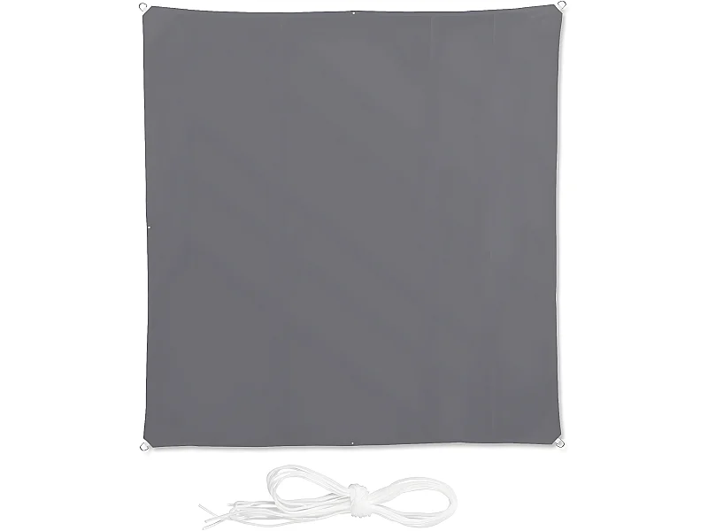 Voile d'ombrage carré 5 grise 500 x 500 x 500 cm 13_0002929_4