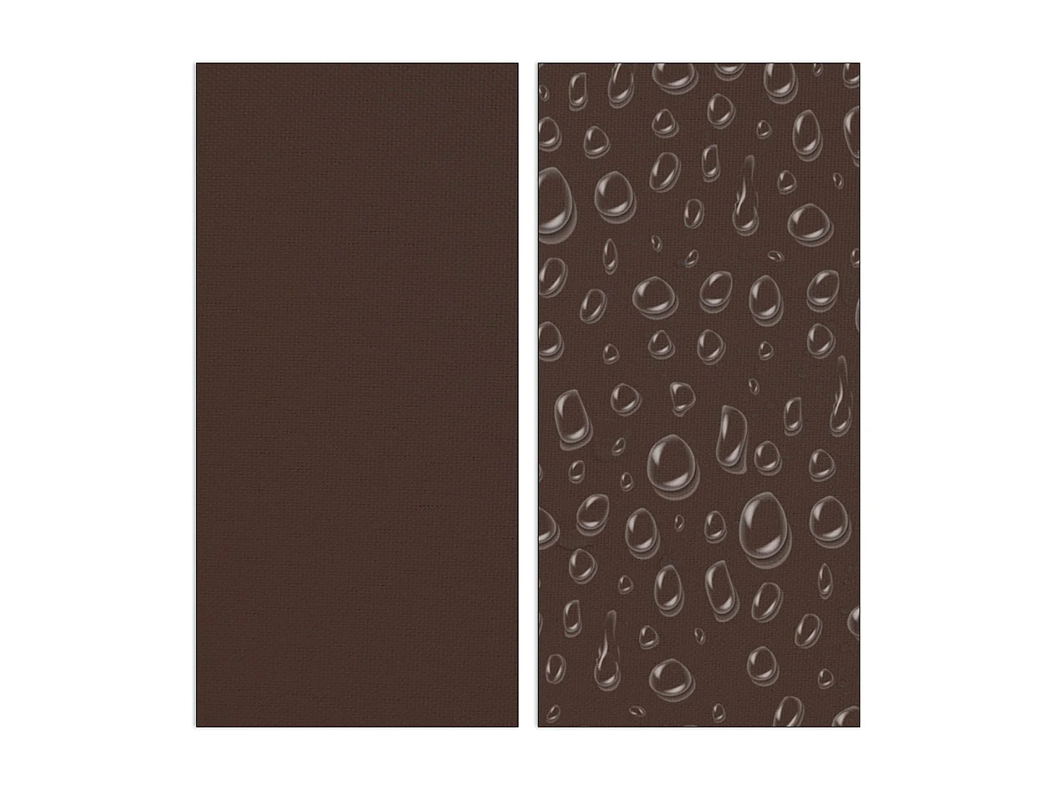 Voile d'ombrage trapèze 3 marron 300 x 400 x 200 cm 13_0002936