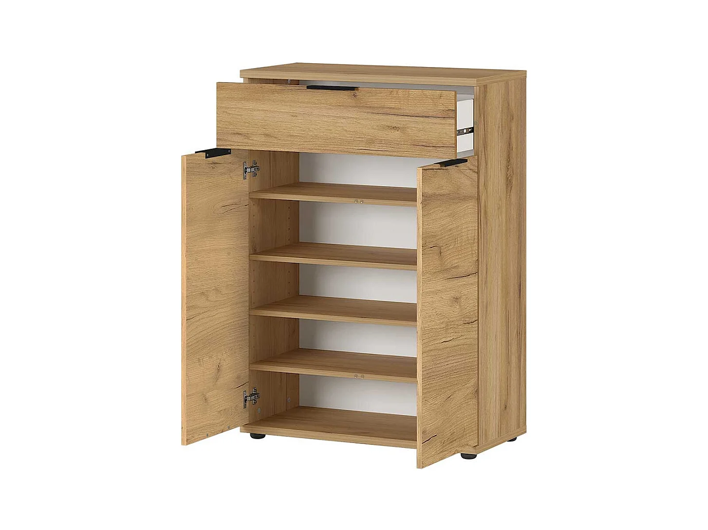 Schuhschrank in Wildeichefarben 75 cm breit