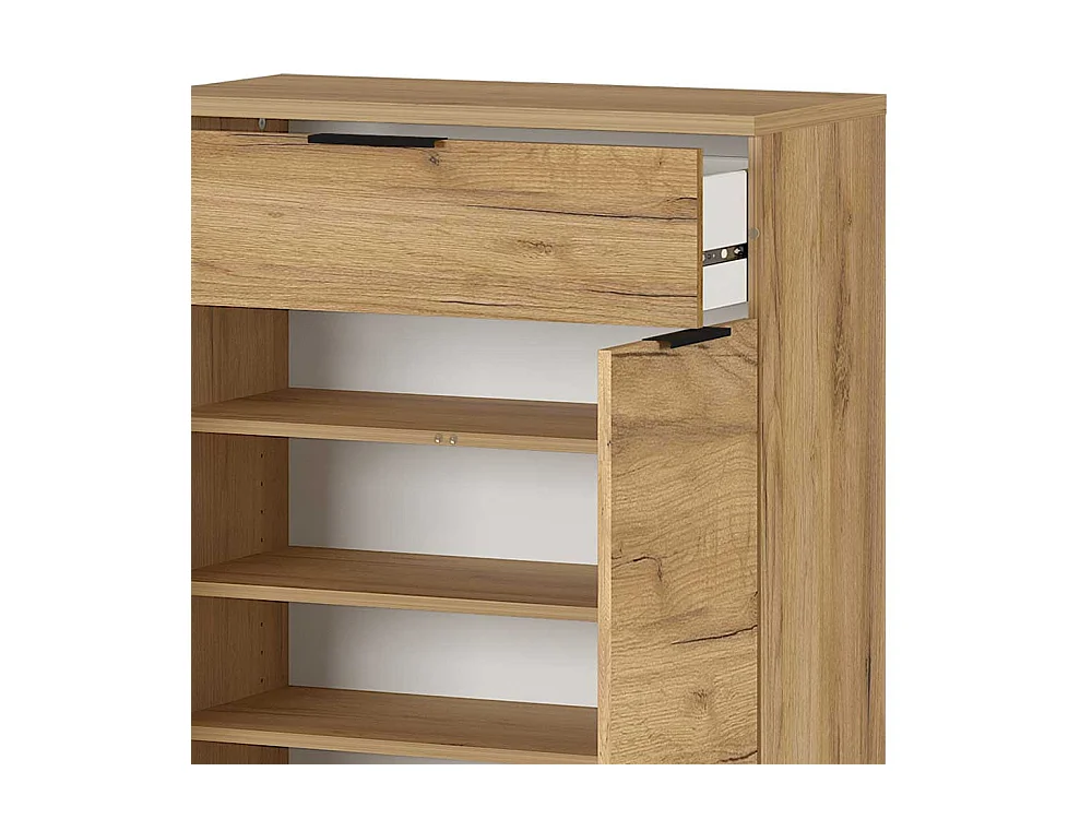 Schuhschrank in Wildeichefarben 75 cm breit