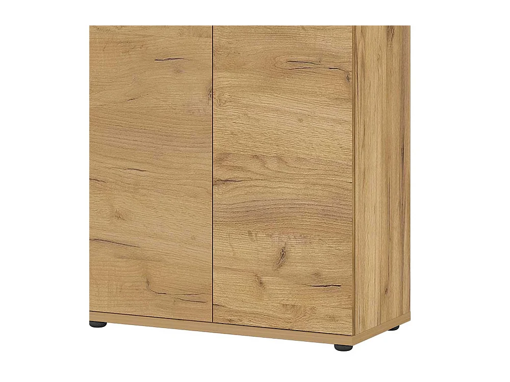 Schuhschrank in Wildeichefarben 75 cm breit