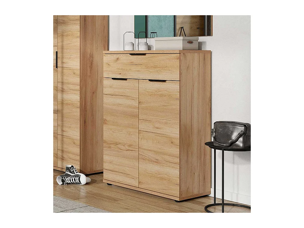 Schuhschrank in Wildeichefarben 75 cm breit