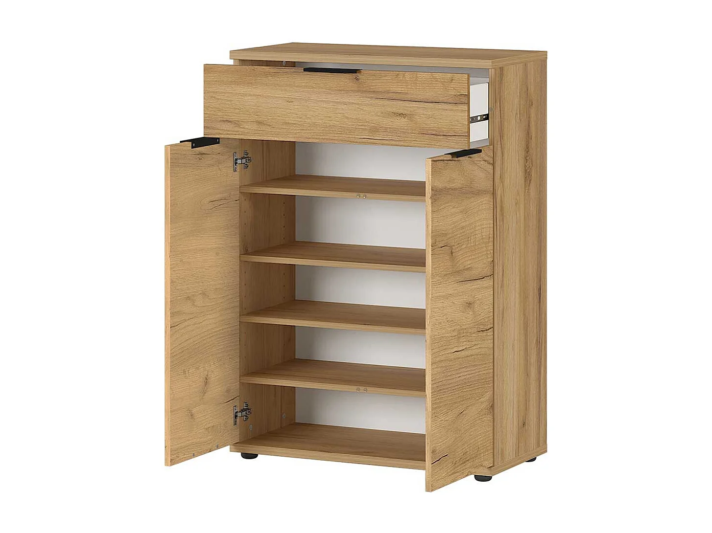 Schuhschrank in Wildeichefarben 75 cm breit