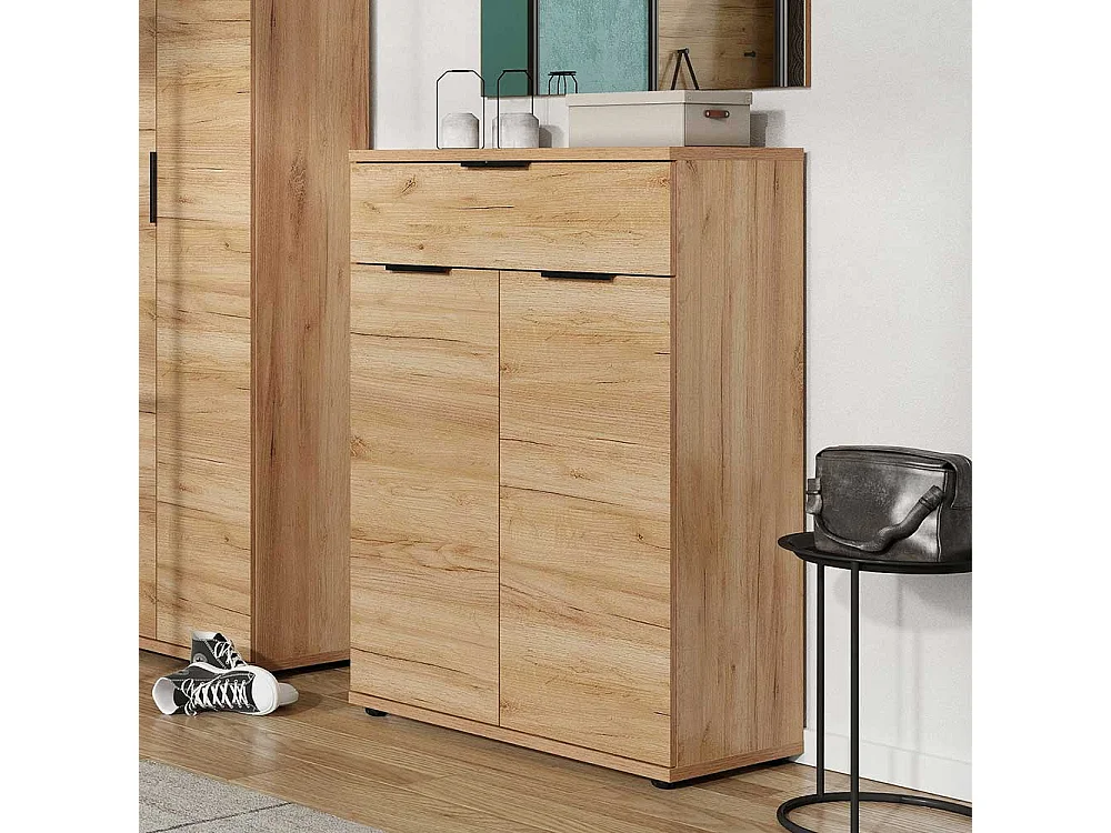 Schuhschrank in Wildeichefarben 75 cm breit