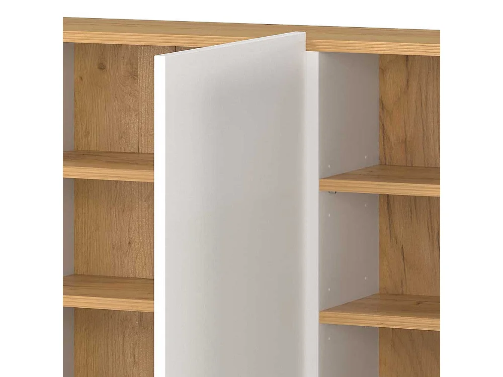 Schuhschrank Wandschrank mit Drehtüren für die Wandmontage