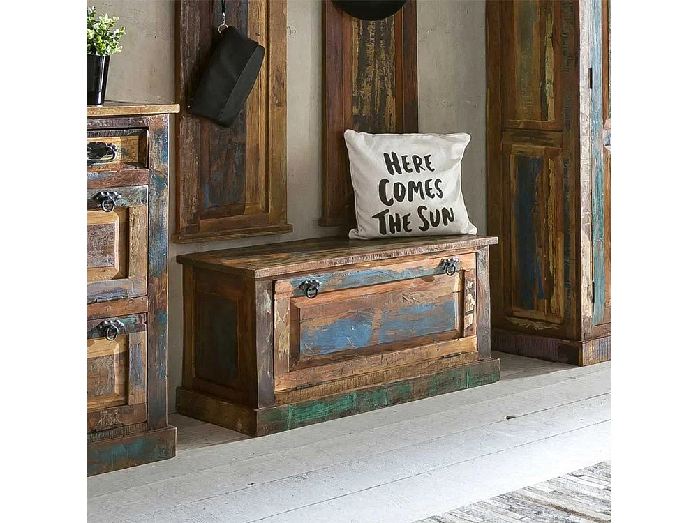 Schuhkipper in Bunt Shabby Chic Design