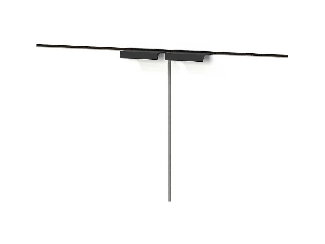 Schuhschrank Schuh Schrank mit Metallgriffen und Drehtüren