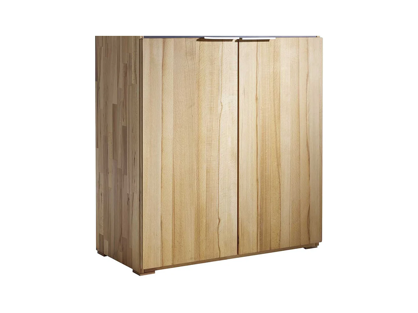 Garderoben Schuhschrank aus Kernbuche Massivholz 80 cm breit