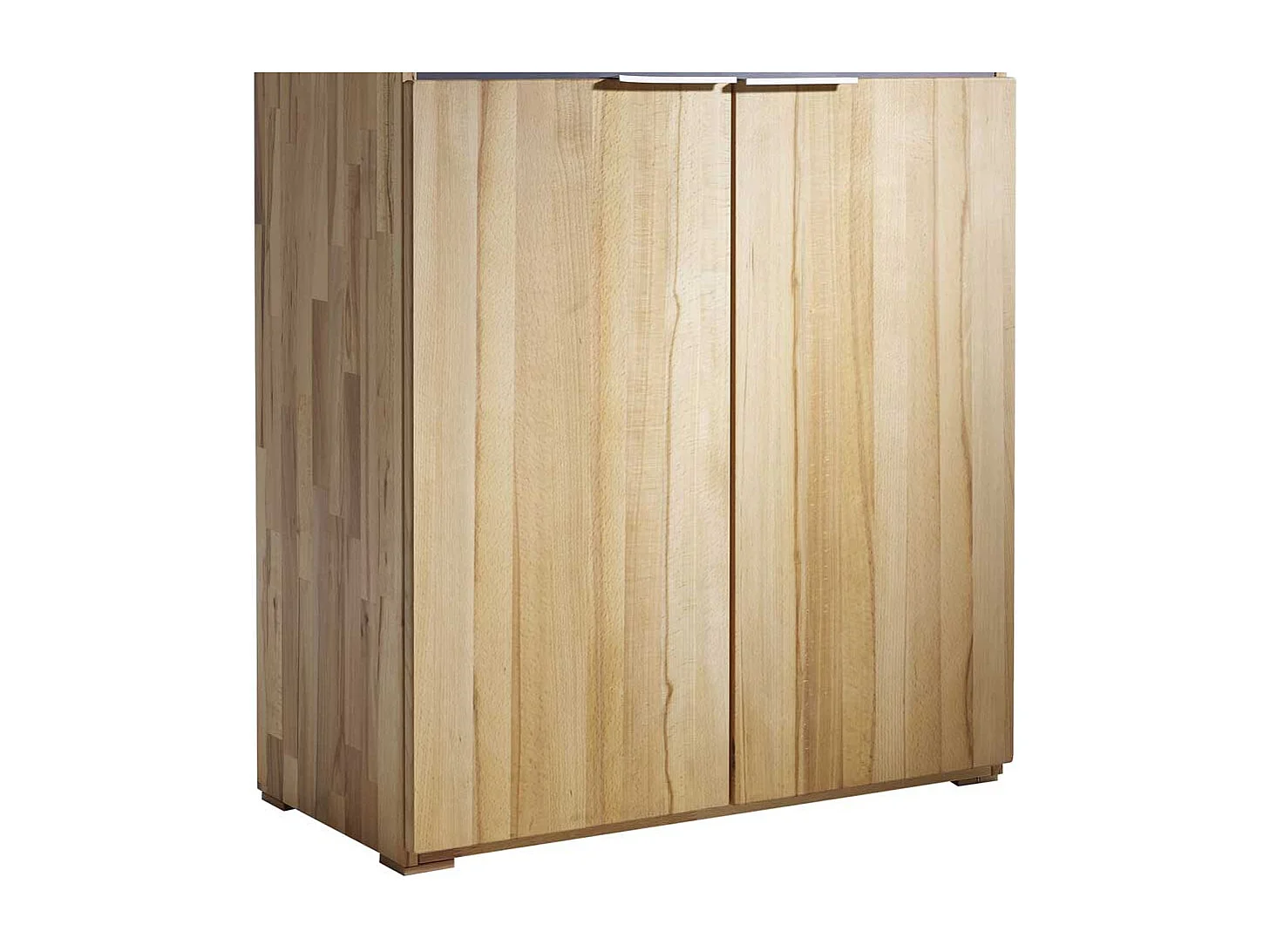 Garderoben Schuhschrank aus Kernbuche Massivholz 80 cm breit