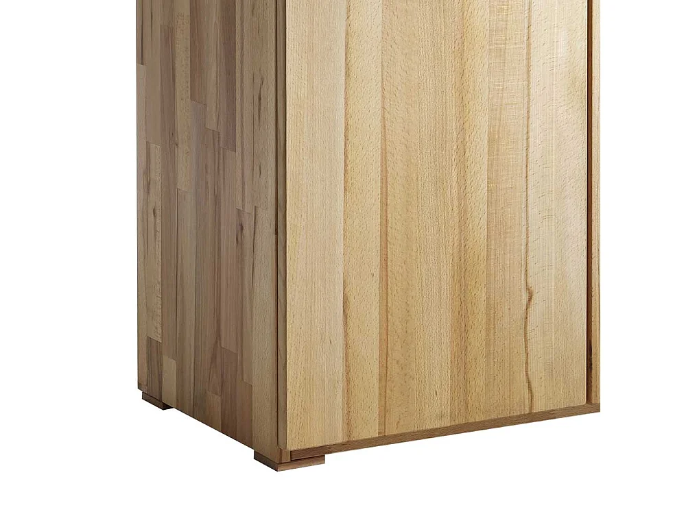 Garderoben Schuhschrank aus Kernbuche Massivholz 80 cm breit