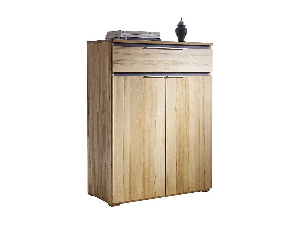 Garderoben Schuhschrank aus Kernbuche Massivholz 80 cm breit