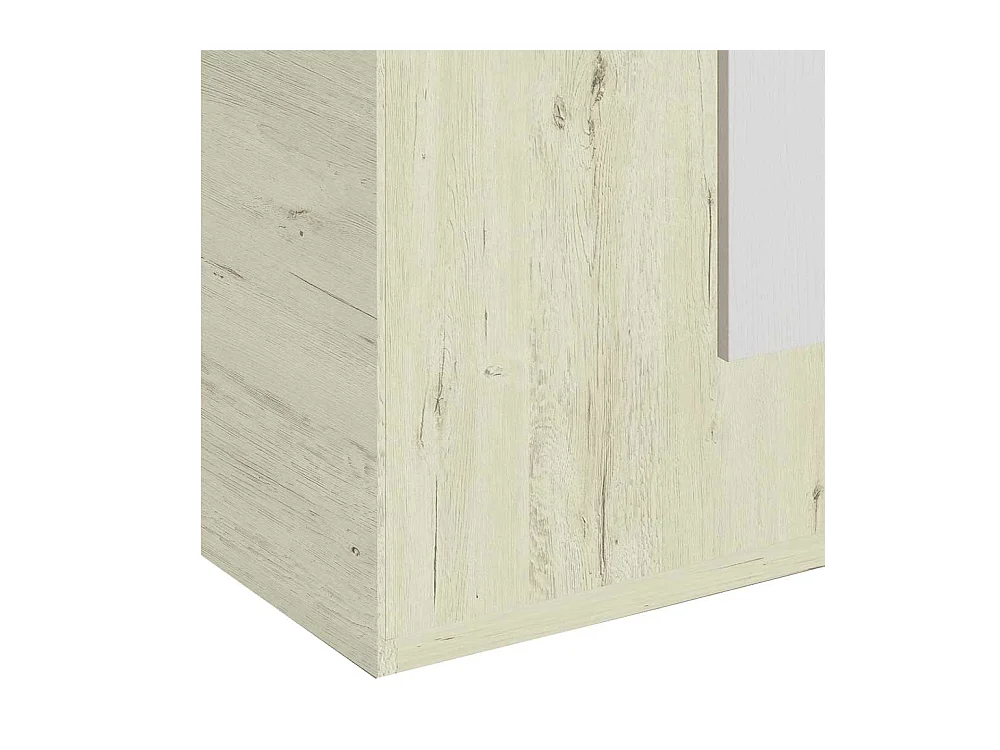 Garderobenschuhschrank in Creme Weiß 2-türig