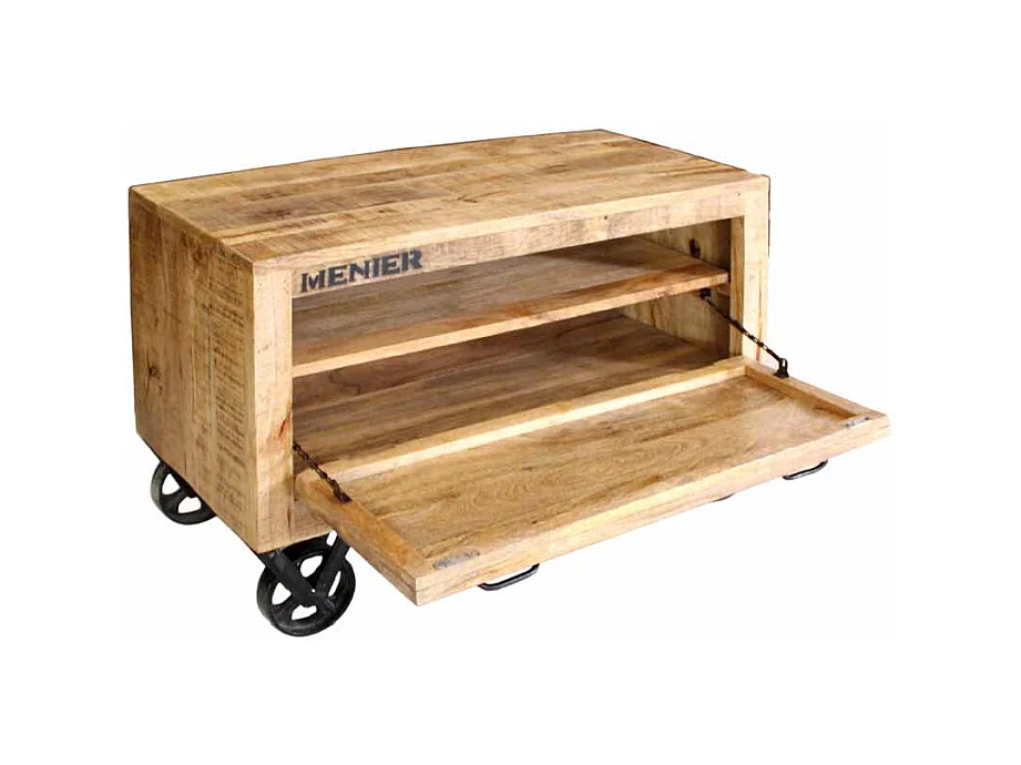 Schuhschrank mit Rollen Loft Design