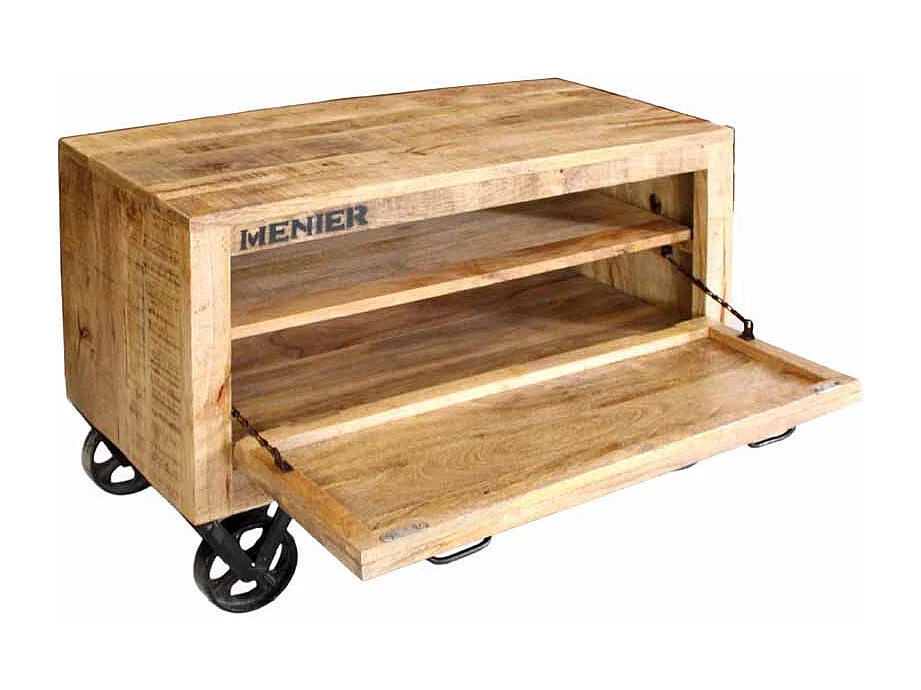 Schuhschrank mit Rollen Loft Design