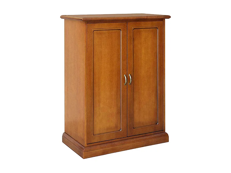 Schuhschrank Nussbaumfarben im klassischen Stil 106 cm hoch