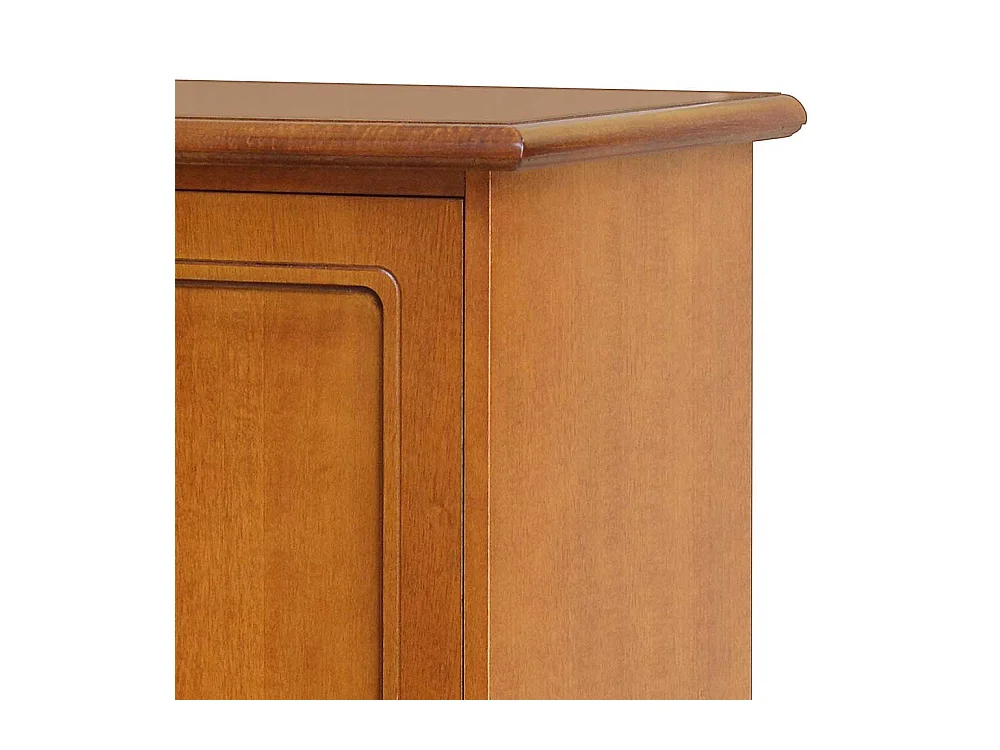 Schuhschrank Nussbaumfarben im klassischen Stil 106 cm hoch