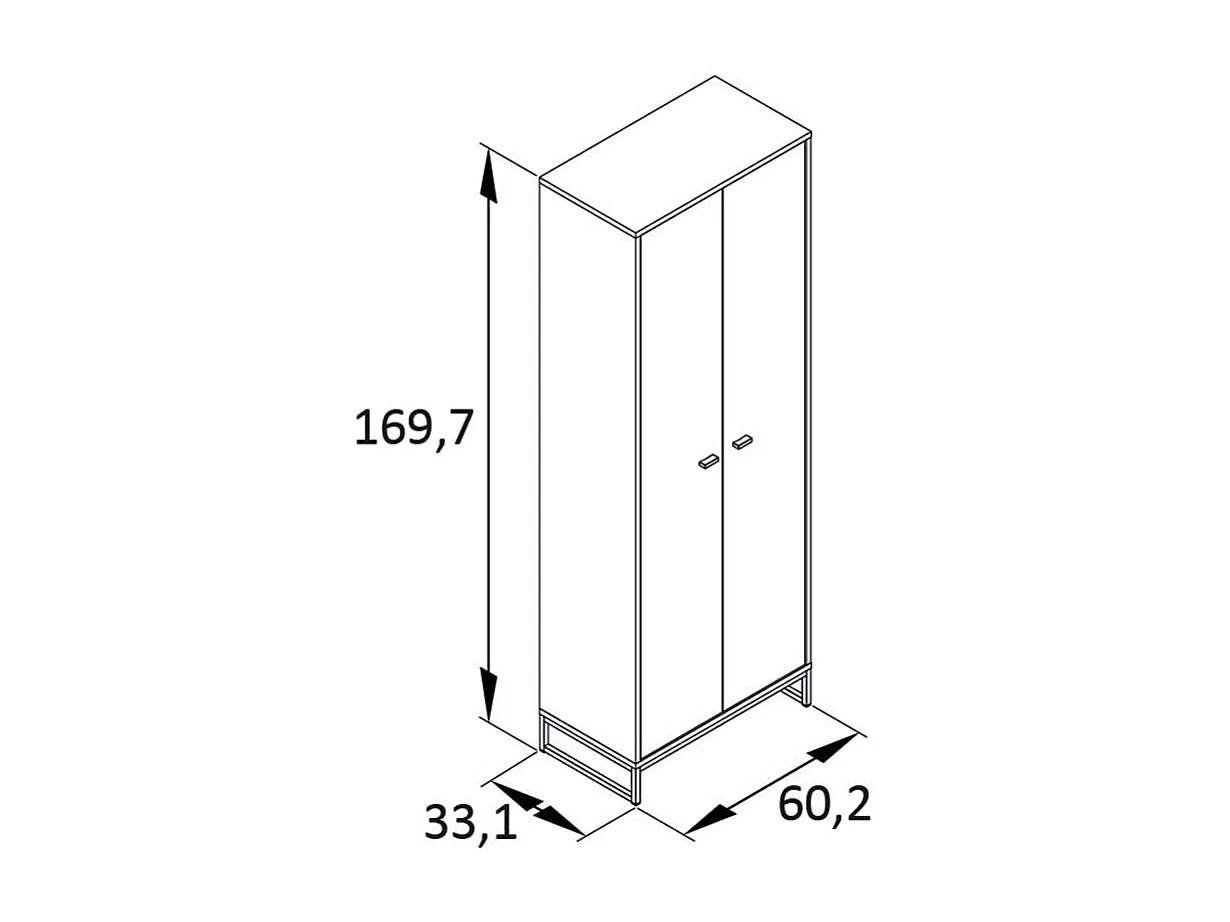 Schwarzer Schuhschrank im Skandi Design Stangen Schuhablage