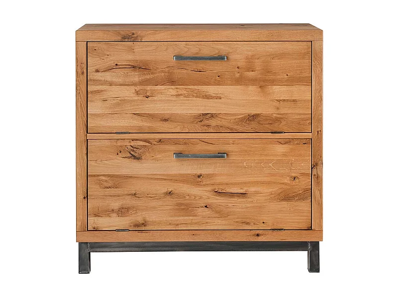 Schuhschränkchen im rustikalen Landhausstil Wildeiche & Buche Massivholz