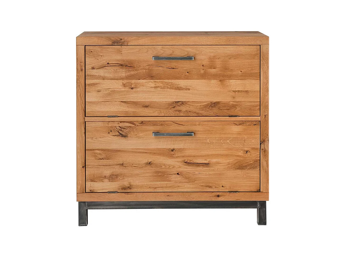 Schuhschränkchen im rustikalen Landhausstil Wildeiche & Buche Massivholz