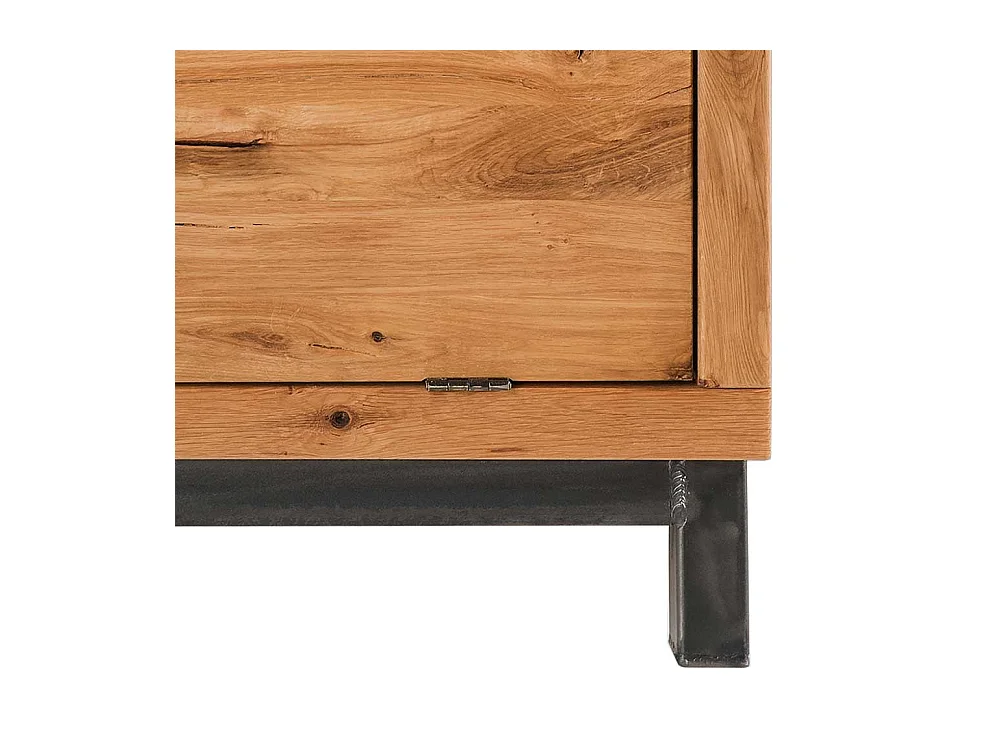 Schuhschränkchen im rustikalen Landhausstil Wildeiche & Buche Massivholz