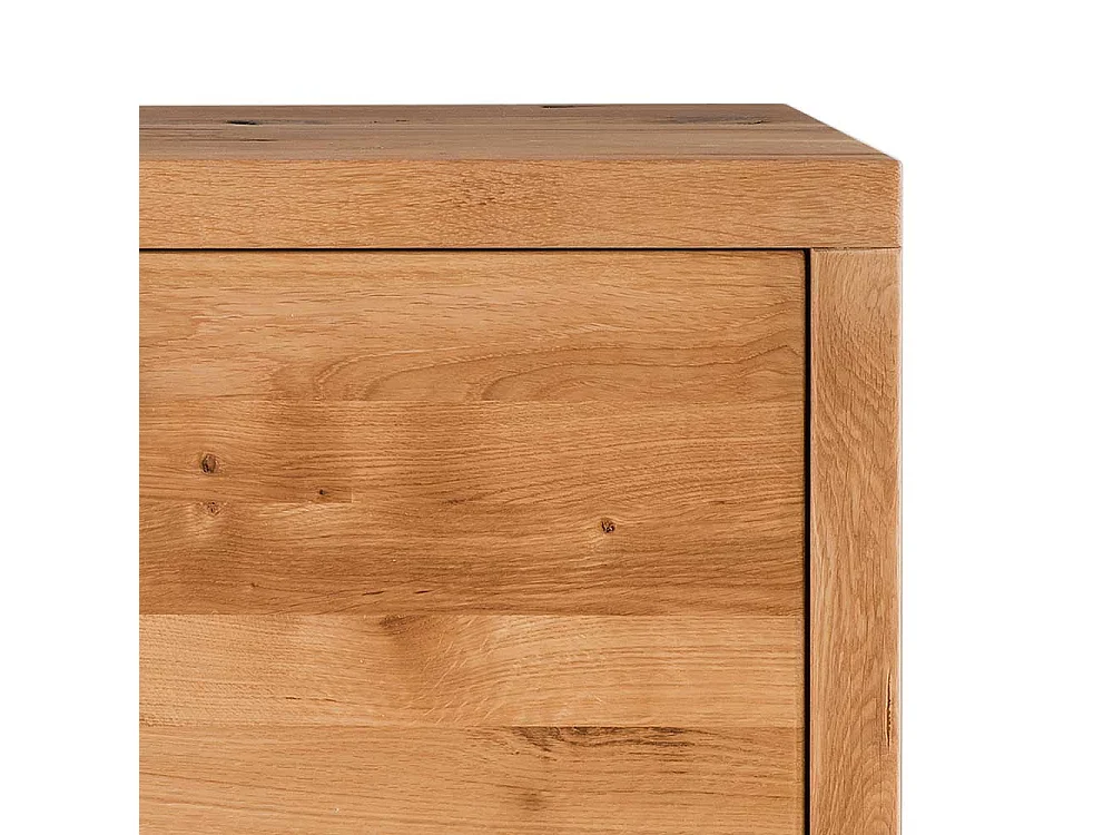 Schuhschränkchen im rustikalen Landhausstil Wildeiche & Buche Massivholz