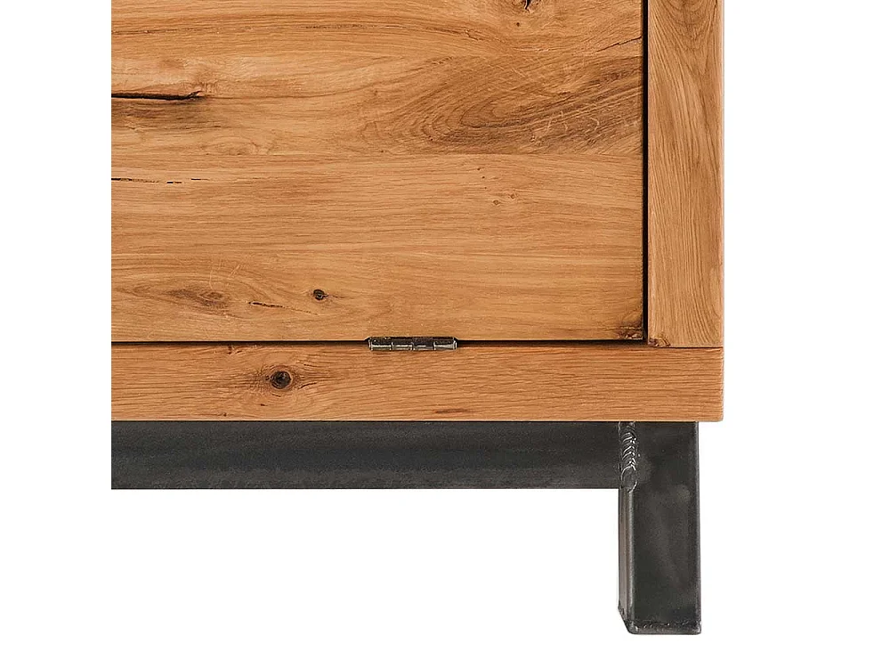 Schuhschränkchen im rustikalen Landhausstil Wildeiche & Buche Massivholz