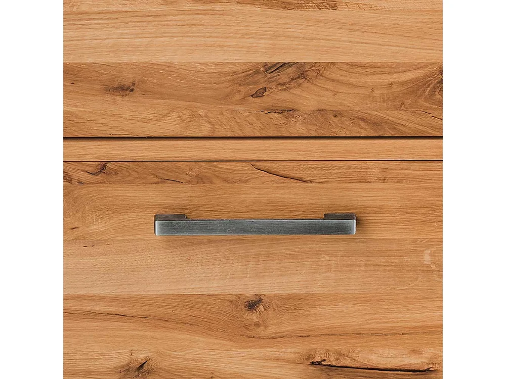 Schuhschränkchen im rustikalen Landhausstil Wildeiche & Buche Massivholz