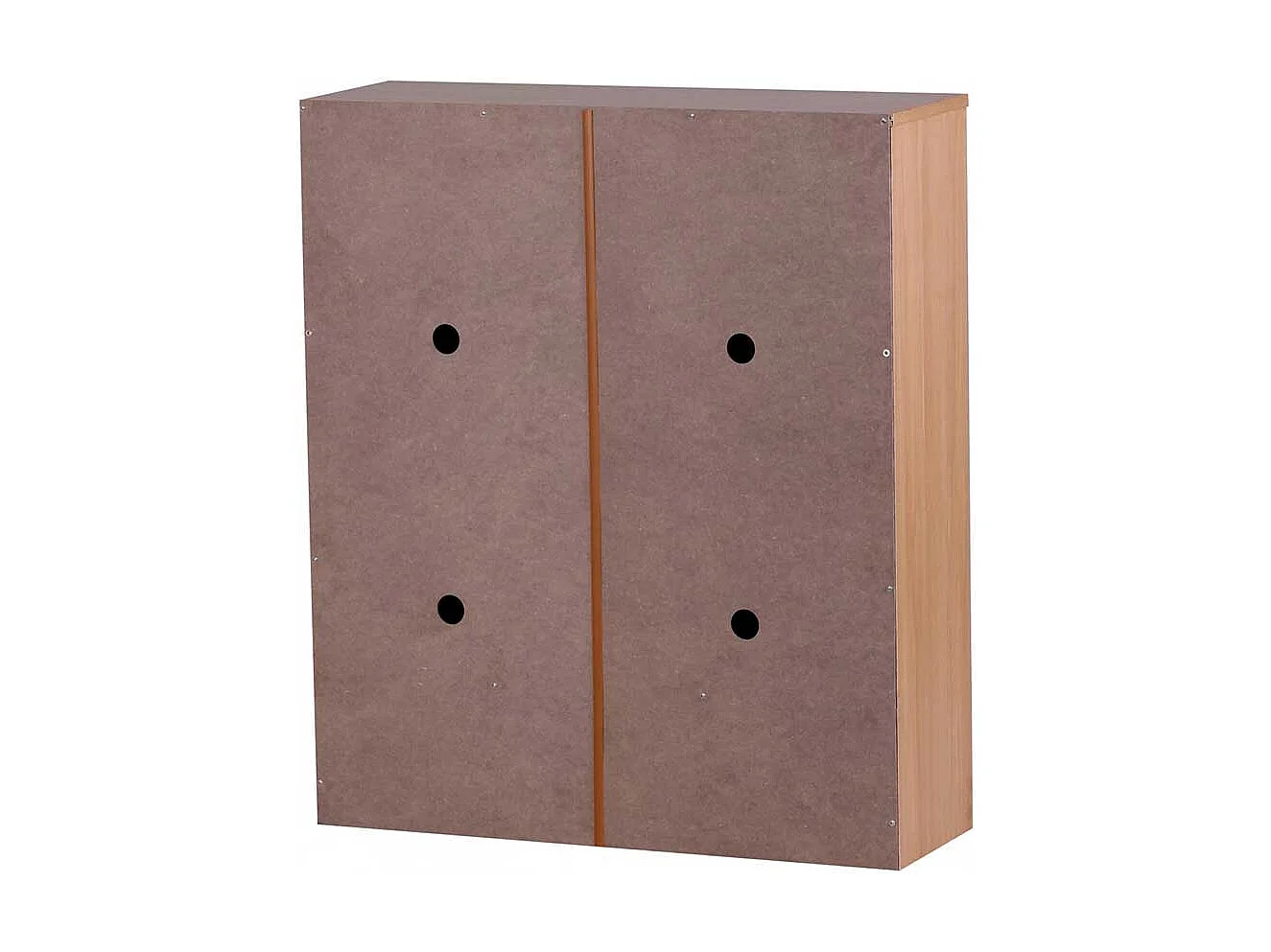 Schuh Klappschrank in Buchefarben zwei Schuhwalzen