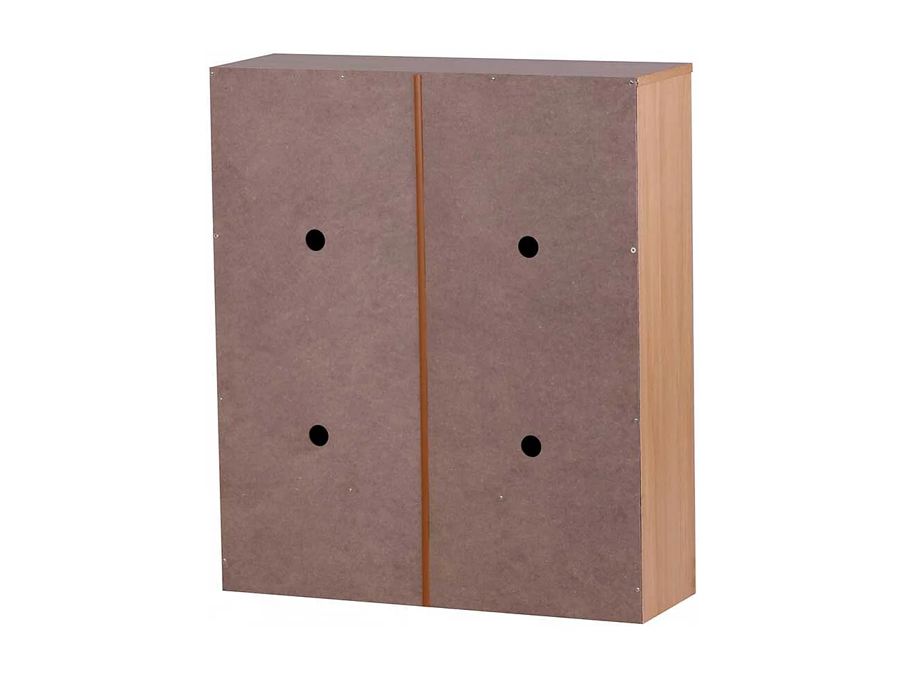 Schuh Klappschrank in Buchefarben zwei Schuhwalzen