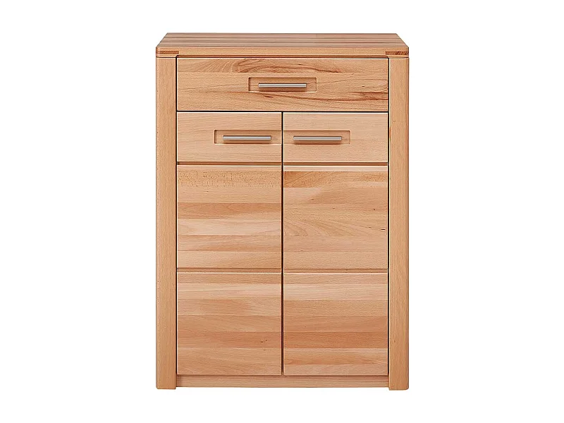 Schuh Schrank in Kernbuchefarben Drehtüren