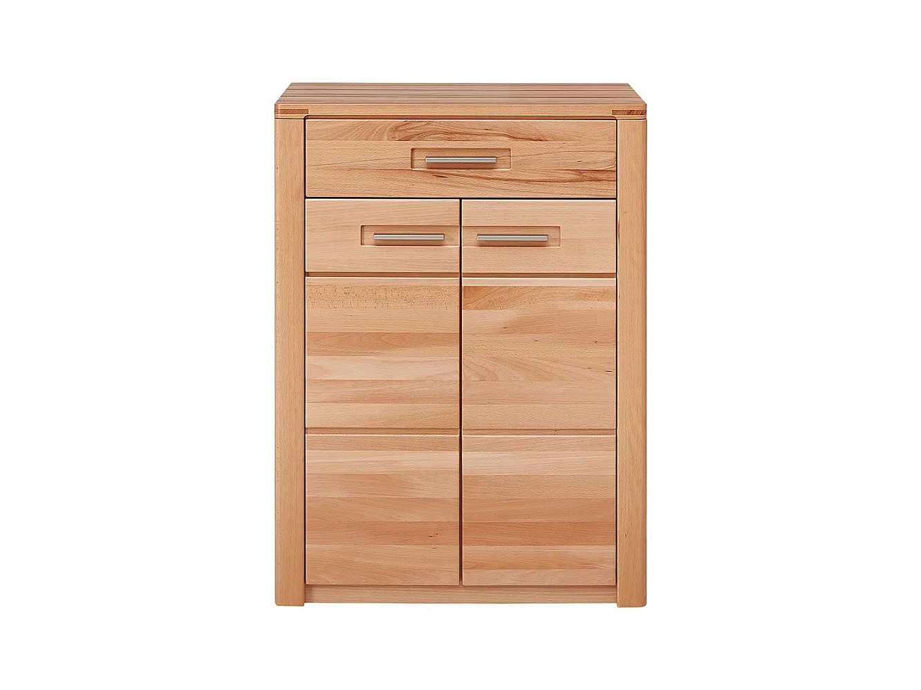 Schuh Schrank in Kernbuchefarben Drehtüren