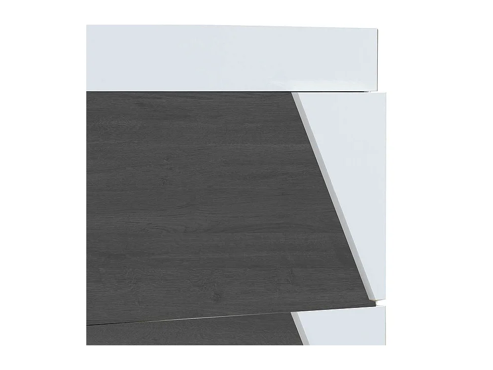 Schuhkipper in Schwarzgrau und Weiß modern