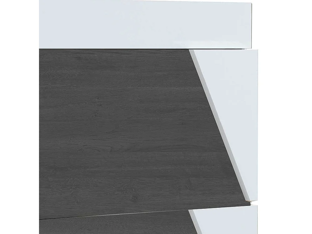 Schuhkipper in Schwarzgrau und Weiß modern