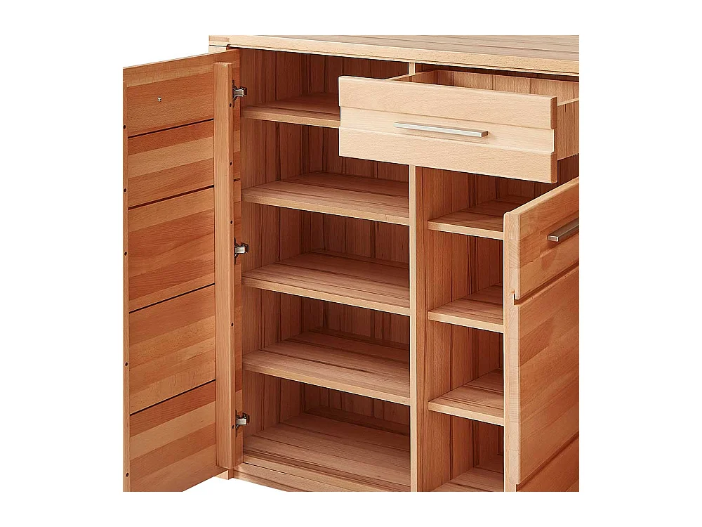 Schuhgarderobe in modernem Design einer Schublade
