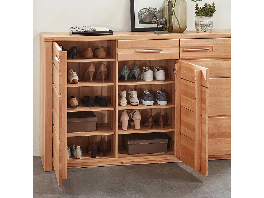 Schuhgarderobe in modernem Design einer Schublade