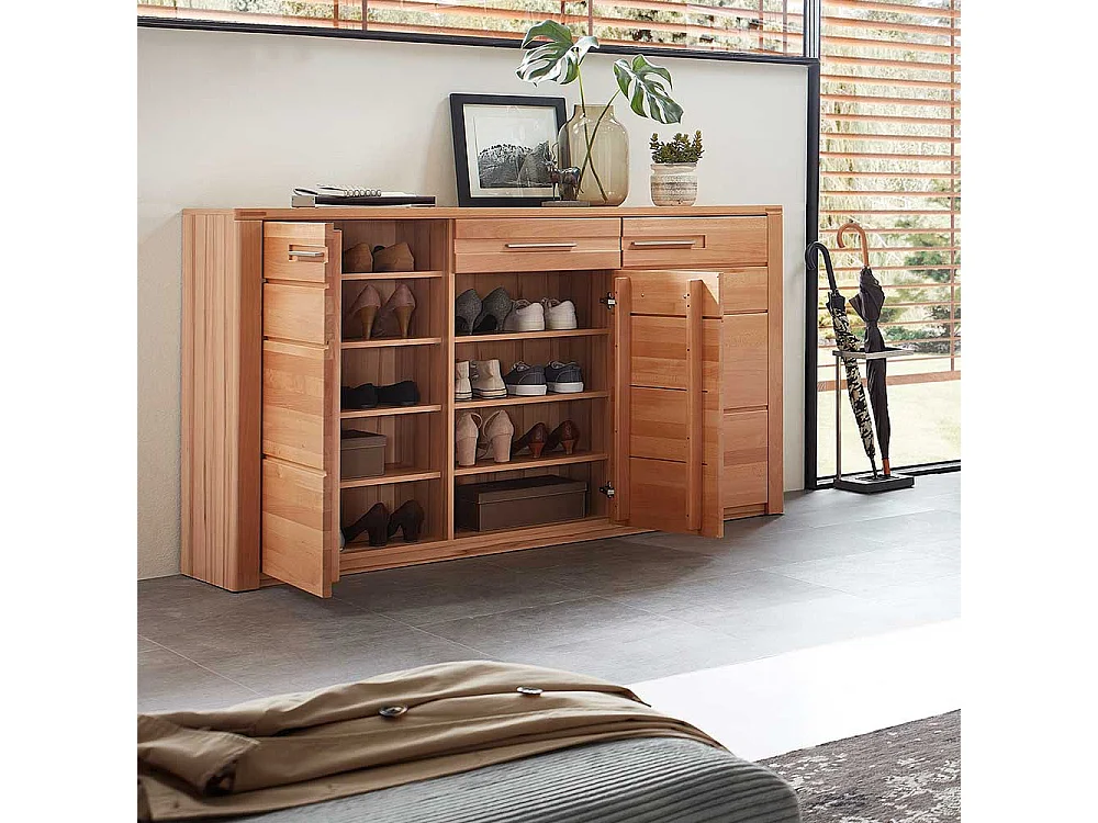 Schuhgarderobe in modernem Design einer Schublade