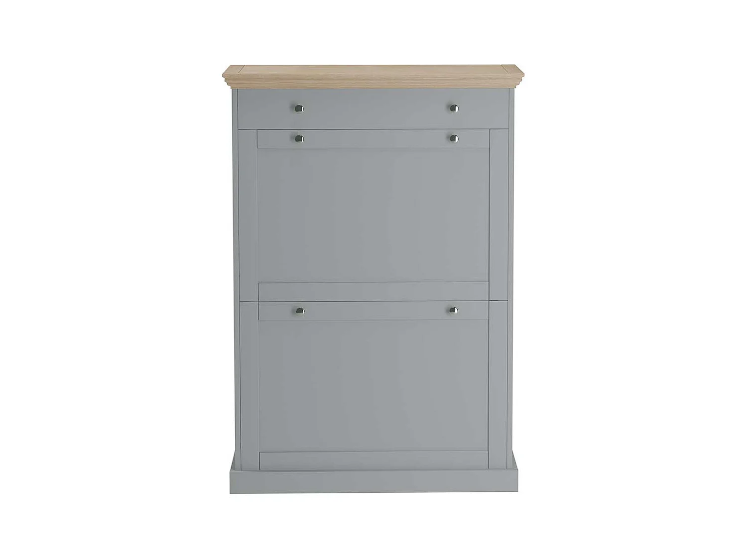 Schuhschrank Schuh Klappschrank mit einer Schublade inklusive zwei Schuhklappen