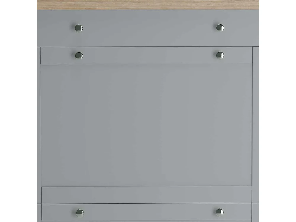 Schuhschrank Schuh Klappschrank mit einer Schublade inklusive zwei Schuhklappen