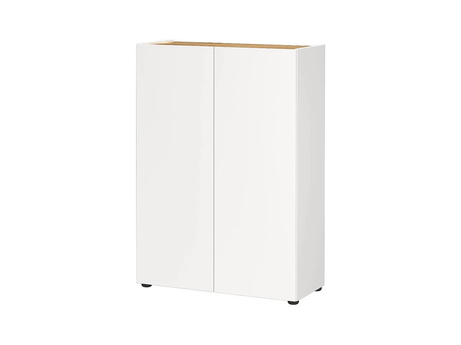 Schuhschrank Garderobenschuhschrank melaminbeschichtet mit Drehtüren