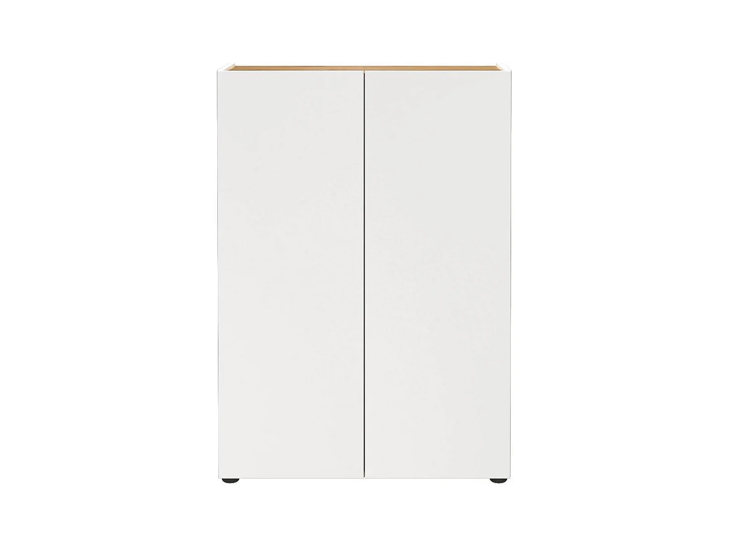 Schuhschrank Garderobenschuhschrank melaminbeschichtet mit Drehtüren