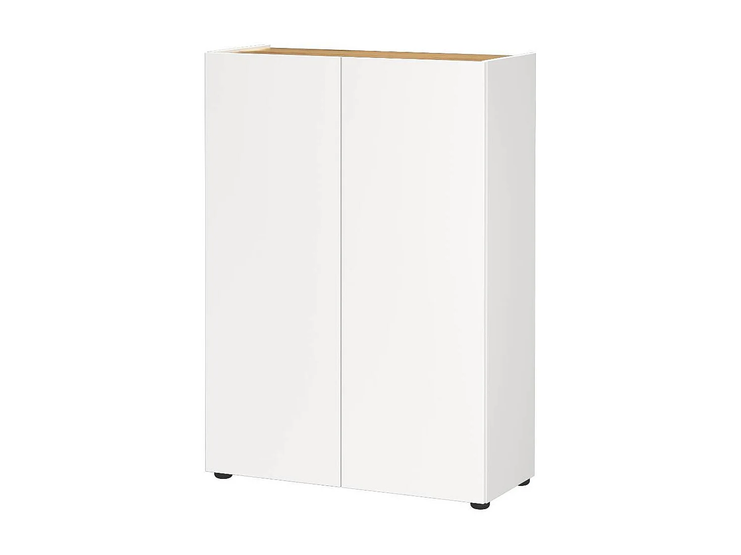 Schuhschrank Garderobenschuhschrank melaminbeschichtet mit Drehtüren