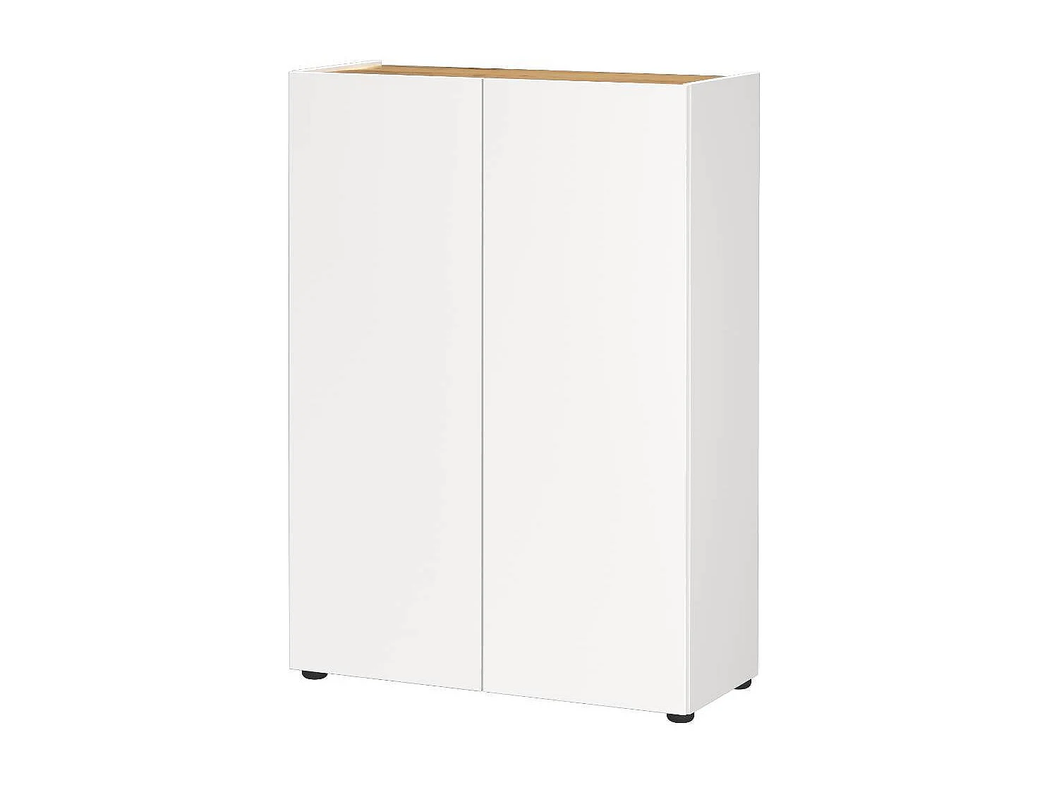 Schuhschrank Garderobenschuhschrank melaminbeschichtet mit Drehtüren